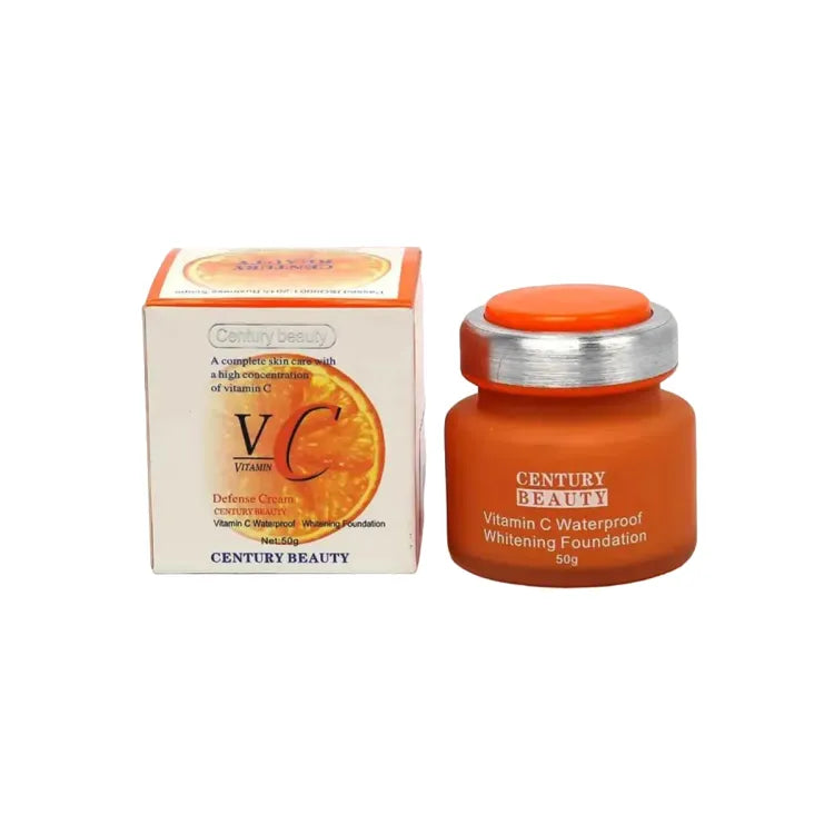 Century Beauty Vitamin C waterproof whitening foundation Cream